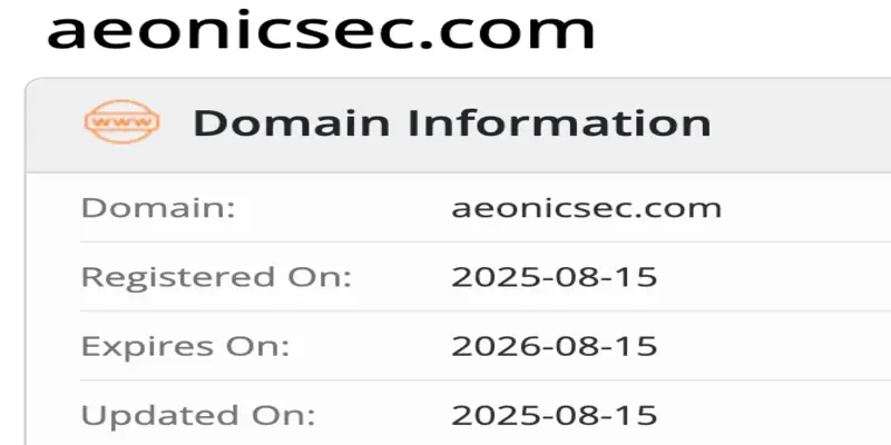 Aeonic Securities домен  домен Aeonic Securities