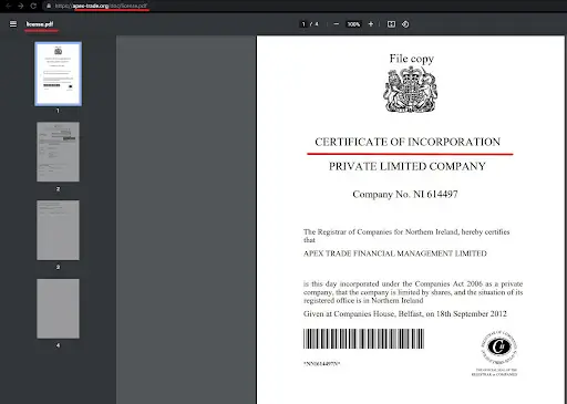 APEX FINANCIAL MANAGEMENT LIMITED APEX FINANCIAL MANAGEMENT LIMITED