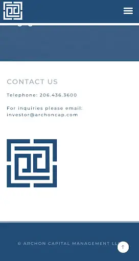 Обзор Archon Capital Management Обзор Archon Capital Management