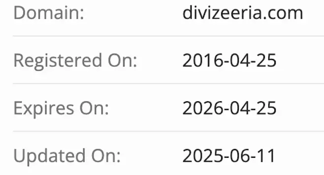 Divizeeria домен  домен Divizeeria