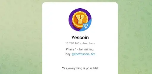 Yescoin
