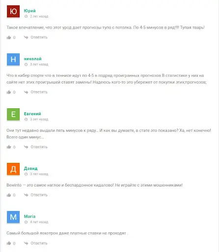 Отзывы Bewinto Отзывы Bewinto