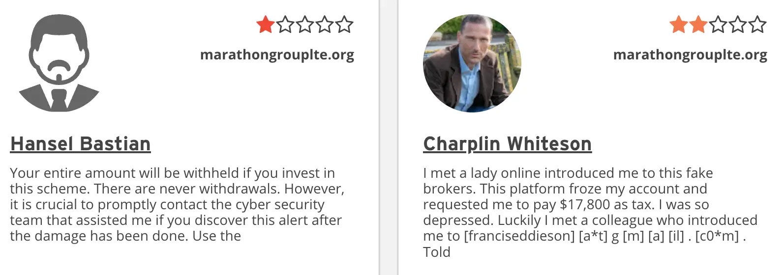 реальные отзывы про MaratHon Group Lte