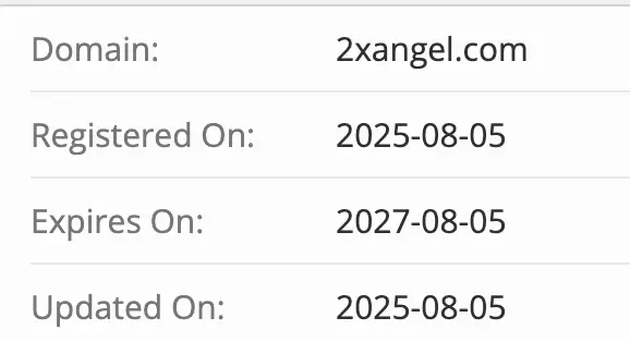 2xAngel домен домен 2xAngel
