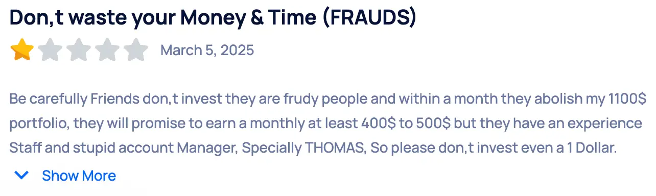 отзыв о 77 Markets