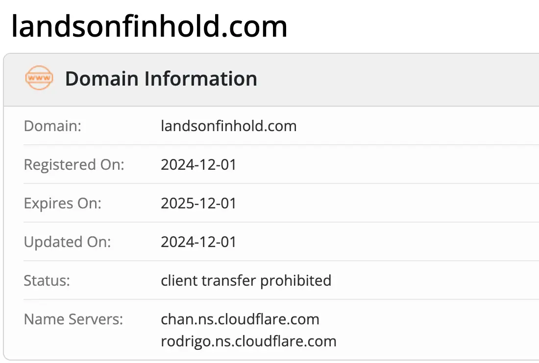 Landson Financial Holding S.A. домен