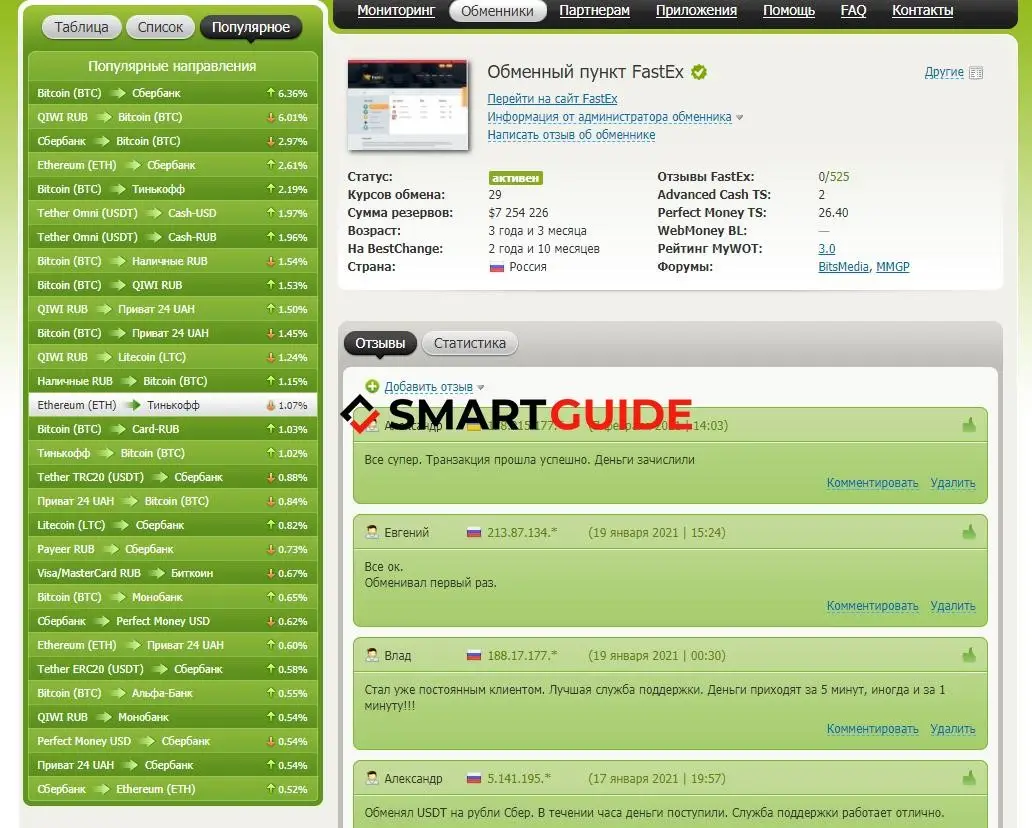 криптобменник отзывы