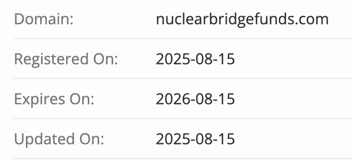 NuclearBridgeFunds домен  домен NuclearBridgeFunds