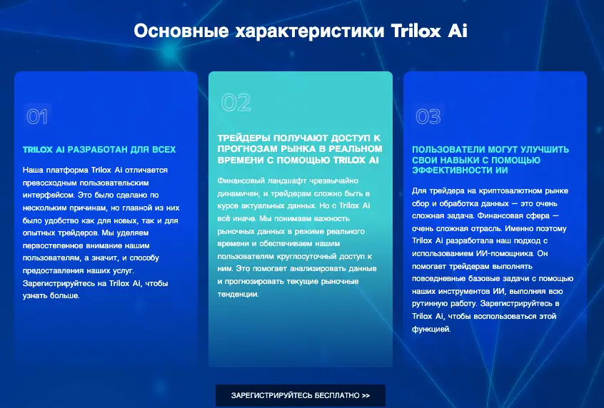 Trilox AI инфо о проекте обзор на Trilox AI