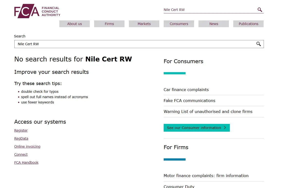 nilecert-rw.com брокер