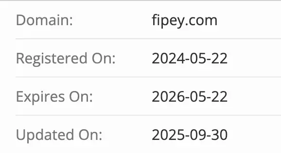 Fipey домен домен Fipey