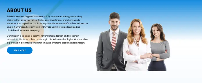 Safefxinvestment Crypto Commerce инфо о сайте обзор платформы Safefxinvestment Crypto Commerce