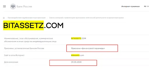 Bitasset лицензия