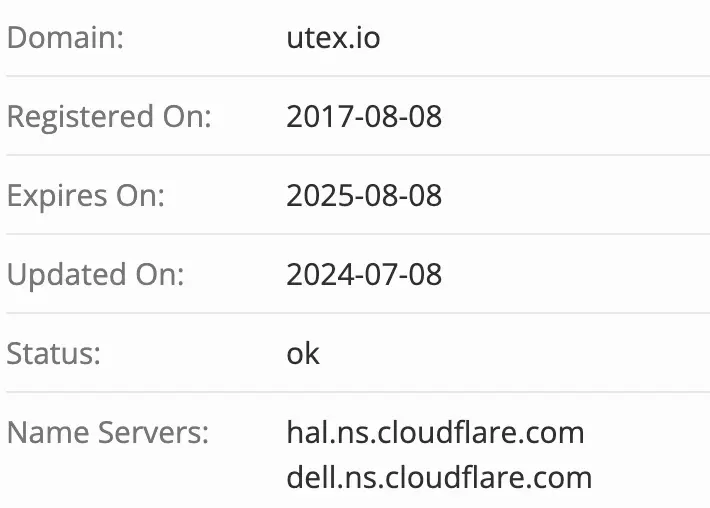 UTEX домен домен UTEX