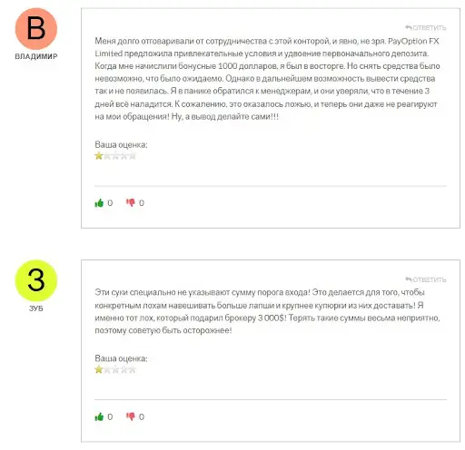 Брокер PayOption FX Limited Отзывы Брокер PayOption FX Limited Отзывы