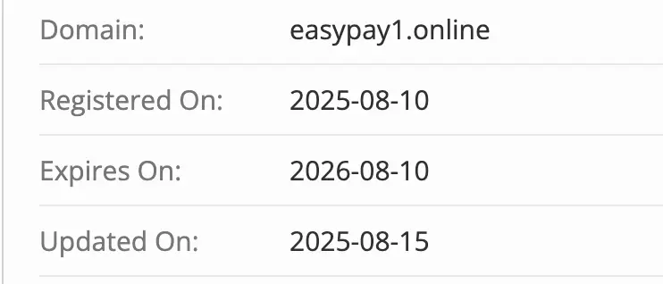 домен EASYPAY