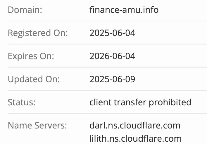 Amundi LTD Finance домен домен Amundi LTD Finance