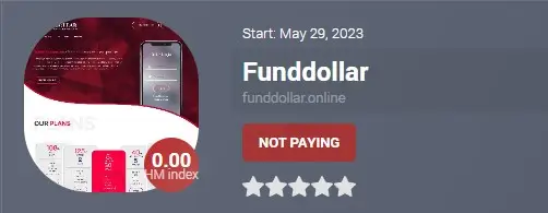 Как работает развод на сайте funddollar.online