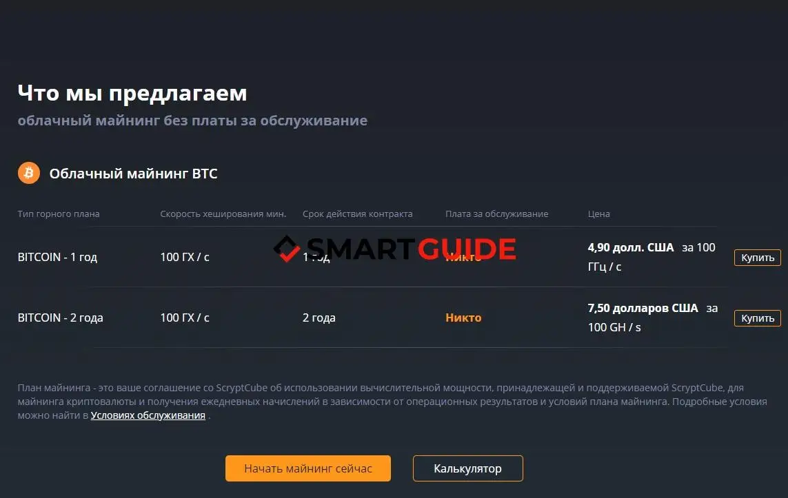 ScryptCube обзор