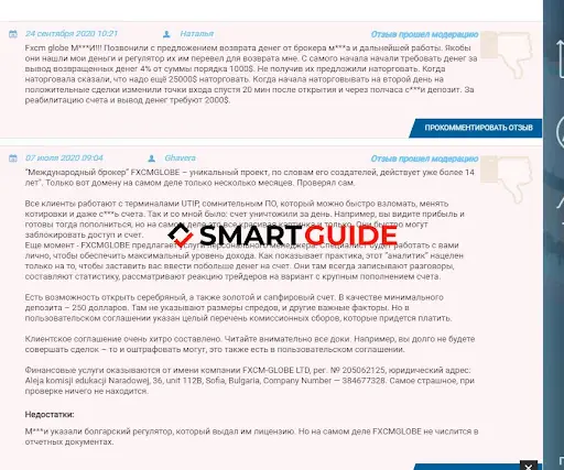 Отзывы fxcmglobe.com