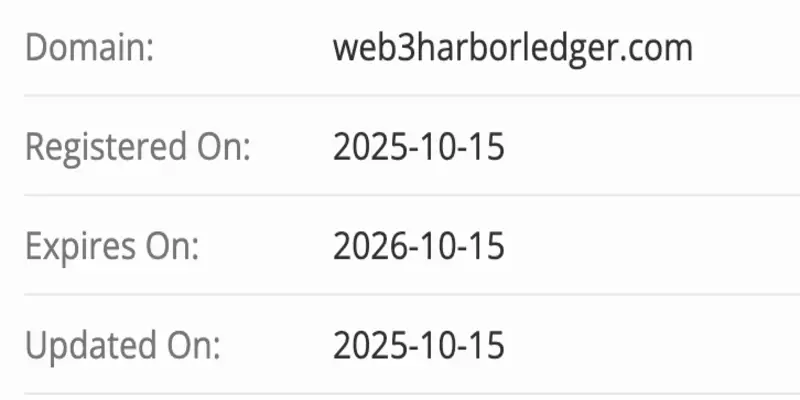 домен Web3 Harbor Ledger