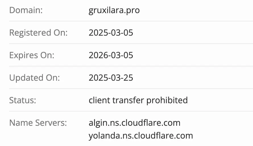 домен Gruxilara
