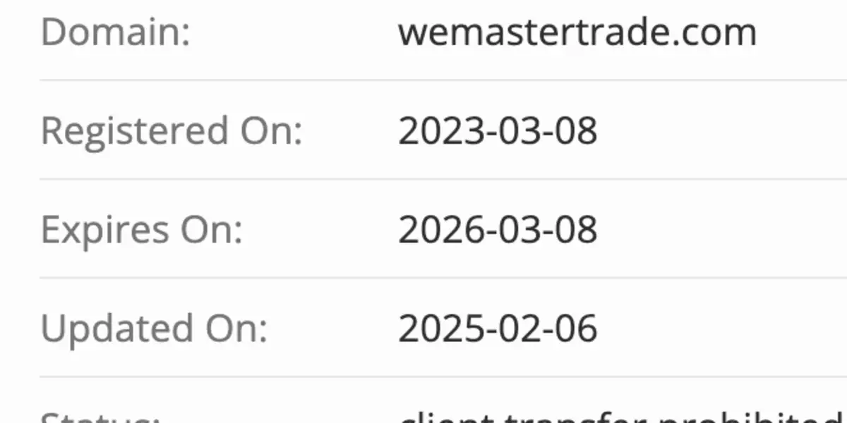 домен WeMasterTrade