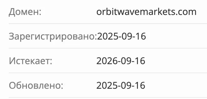 Orbit Wave Markets домен  домен Orbit Wave Markets