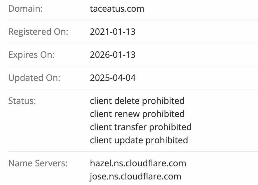 Taceatus домен домен Taceatus