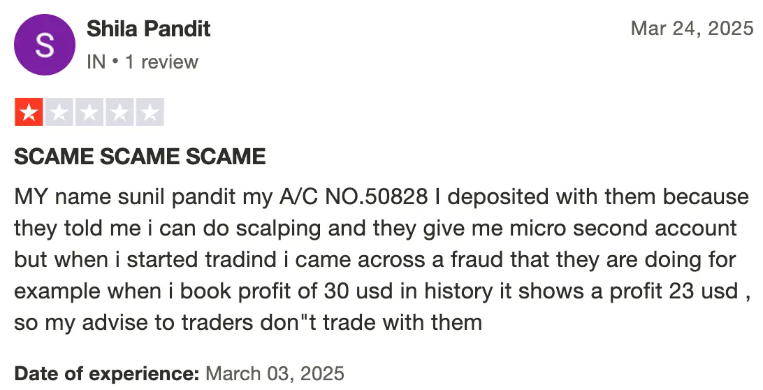 отзыв клиента Achiever Global Markets LTD