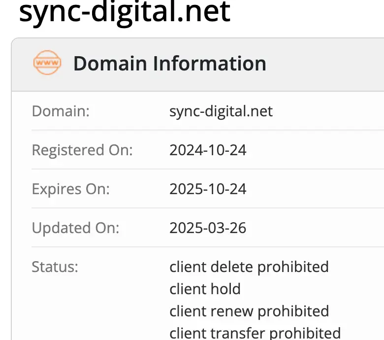 Sync Digital домен