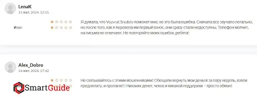 📌Отзывы о Vozvrat Sredstv 📌Отзывы о Vozvrat Sredstv