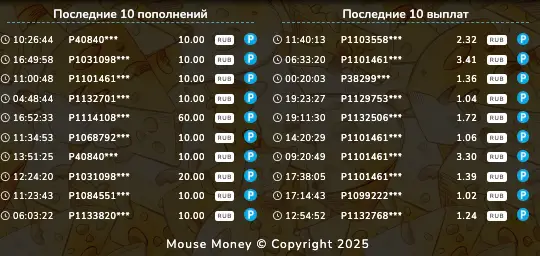 обзор на Mouse Money