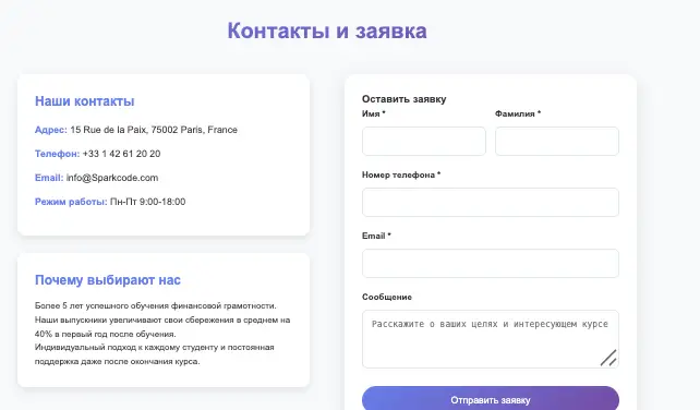 Sparkcode инфо о проекте статистика Sparkcode