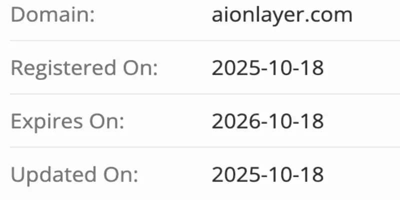 AION Layer домен домен AION Layer