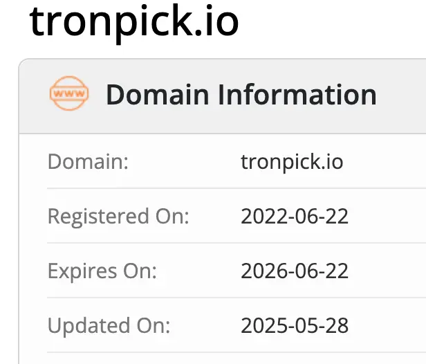 домен Tronpick
