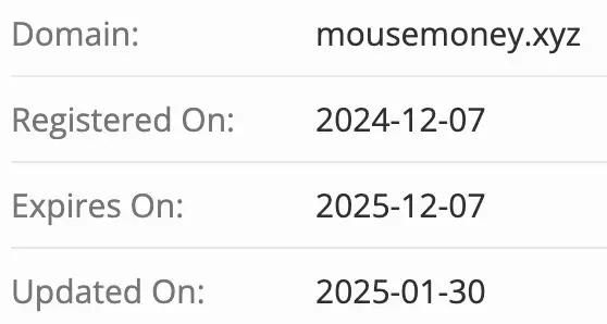 домен Mouse Money
