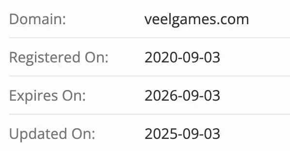 Veel Games домен домен Veel Games