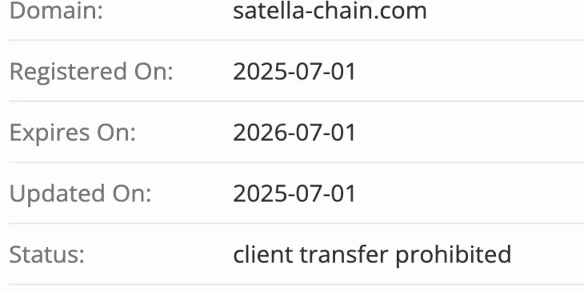 домен Satella Chain