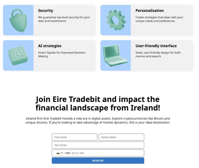 обзор платформы Eire Tradebit