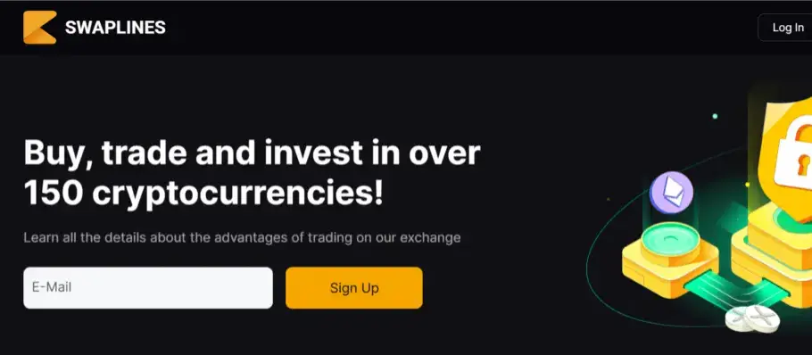 страница сайта SwapLines