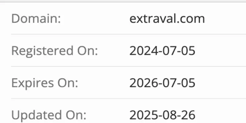 ExtraVal домен домен ExtraVal