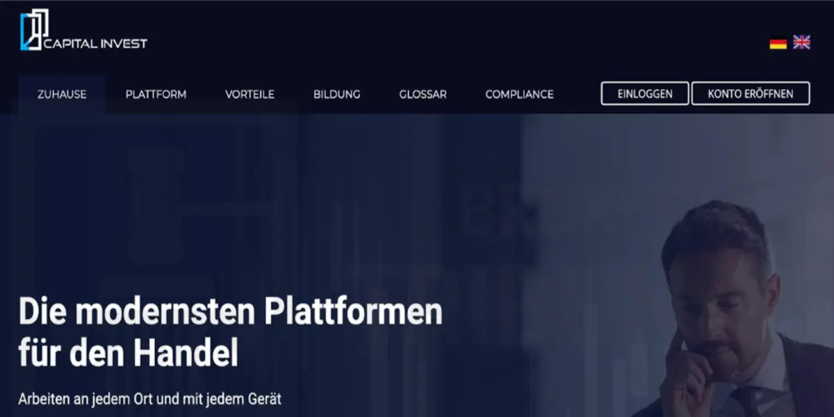 Capitals Invest информация о проекте обзор на Capitals Invest