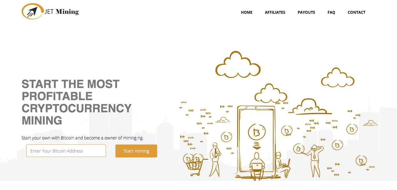 Обзор - Jet Mining website