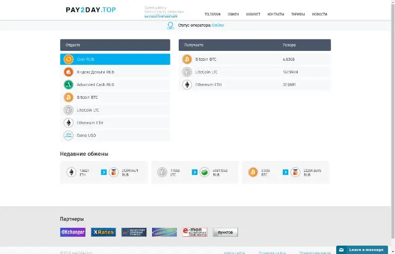 Обзор - PAY2DAY TOP